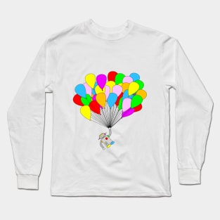 Balloon Robot Long Sleeve T-Shirt